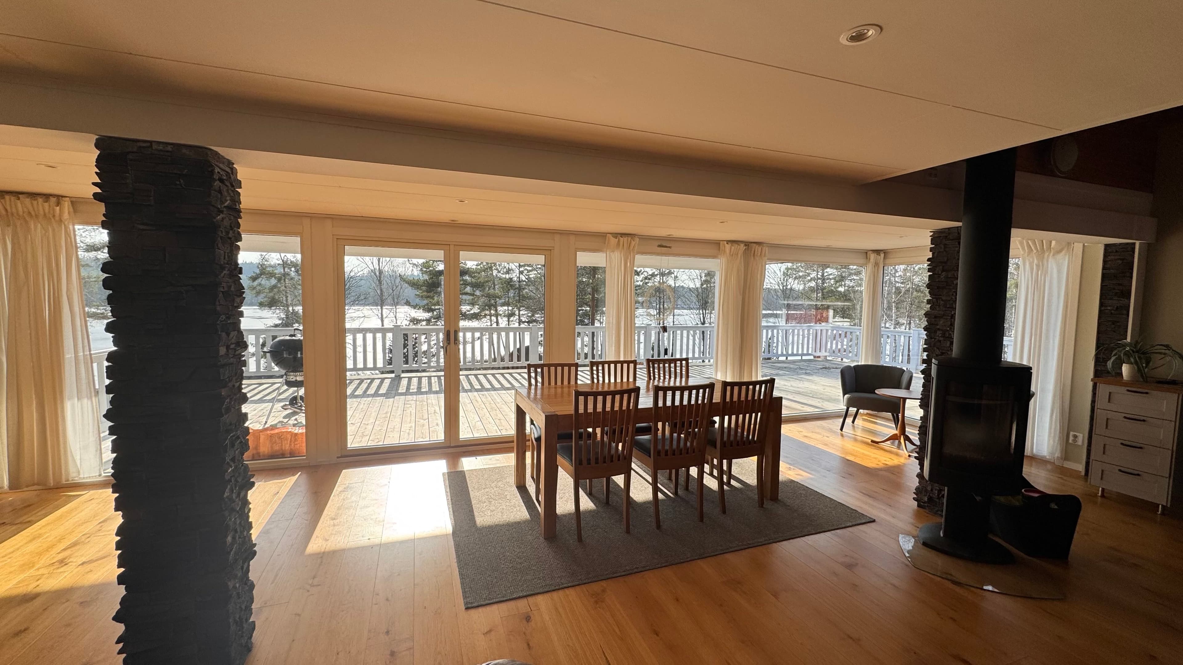 Sjöhuset (100 m²) Dining area