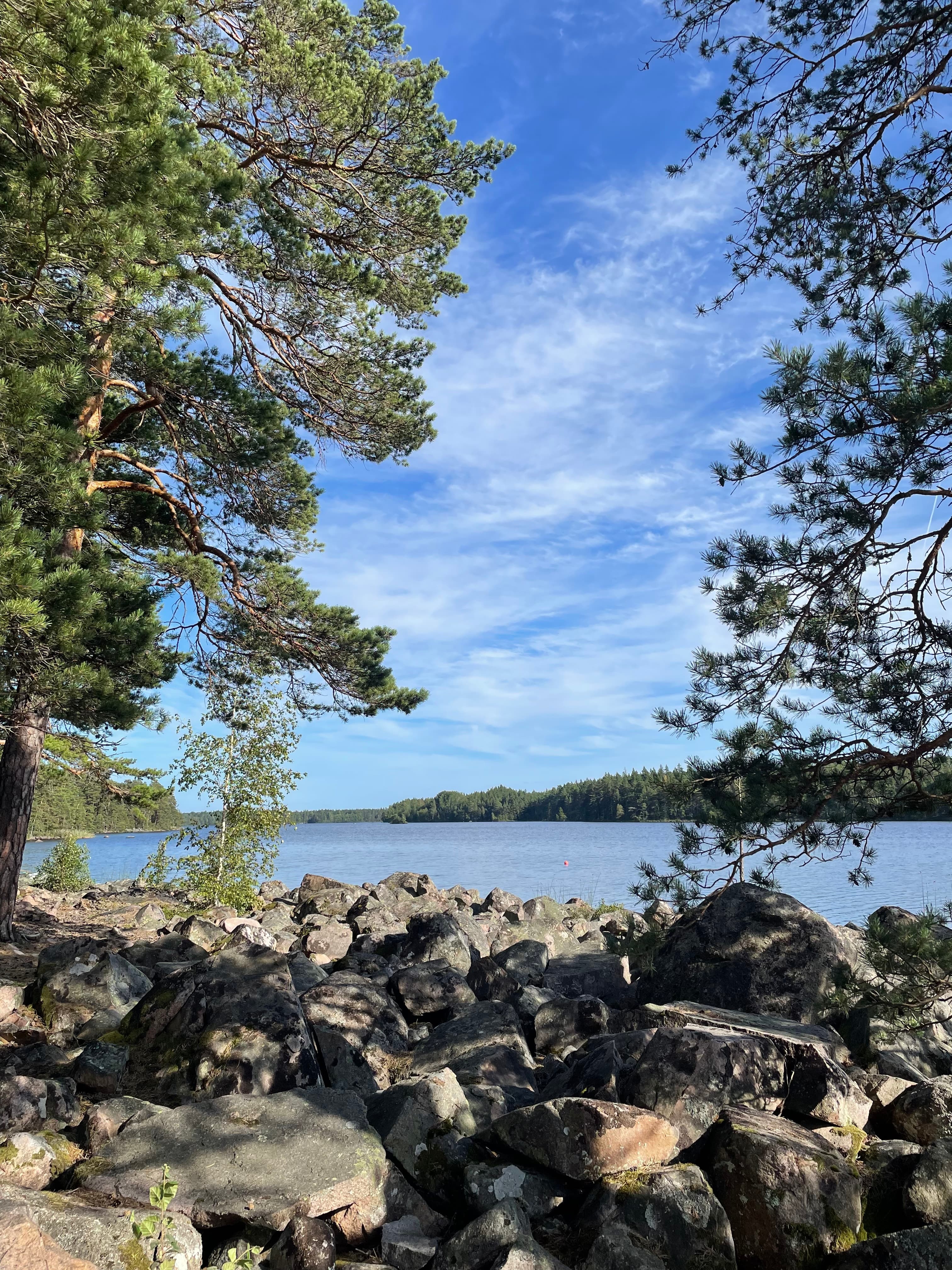 Skogshuset (86 m²) Directly by the lake